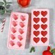 thumbnail image 4 of Heart Shaped Silicone Ice Cube Trays 10 Cavities Easy Release DIY Love Heart Ice Cubes Chocolate Candy Mold for Cocktails Whiskey BPA Free Dishwasher, 4 of 5