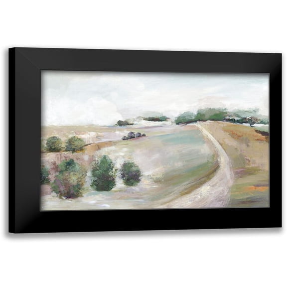 Pearce, Allison 14x11 Black Modern Framed Museum Art Print Titled - Country Road Hill