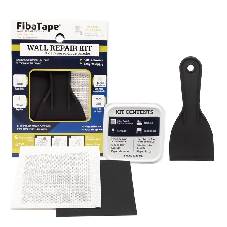 FibaTape Wall Repair Patch Kit, 8 oz, White photo 2