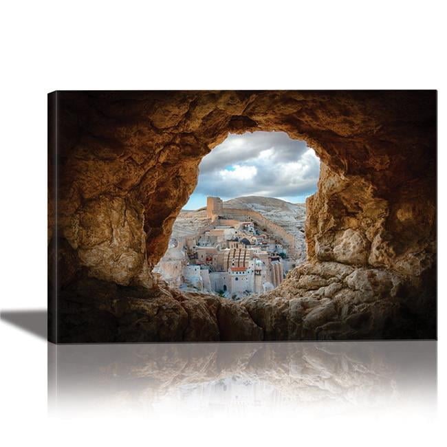 Eurographics Canvas Wall Art: A Hole in the Wall Painting Artwork for ...