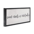 thumbnail image 3 of Stupell Industries Shabby Chic Black Floating Frame Canvas Art, 25 x 11, by Lil' Rue, 3 of 8