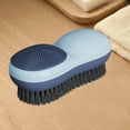 thumbnail image 6 of chaungfeng Laundry Stain Brush, Two-Side Soft Bristle Scrub Brush for Stain Removal, Silicone Household Clothes Washing Brush Dual-use Scrubbing Brush for Clothes Underwear (Blue), 6 of 6