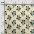 thumbnail image 1 of oneOone Cotton Flex Fabric Leaves & Floral Block Print Fabric BTY 40 Inch Wide, 1 of 4