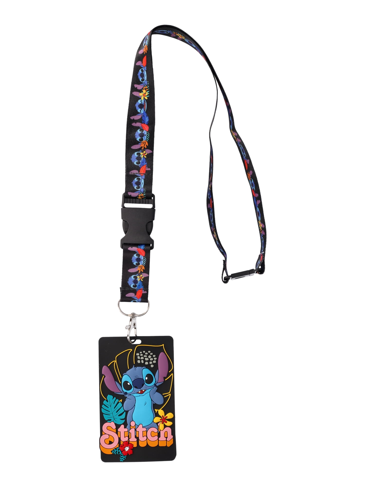 Disney’s Unisex Stitch Lanyard with Badge 20"