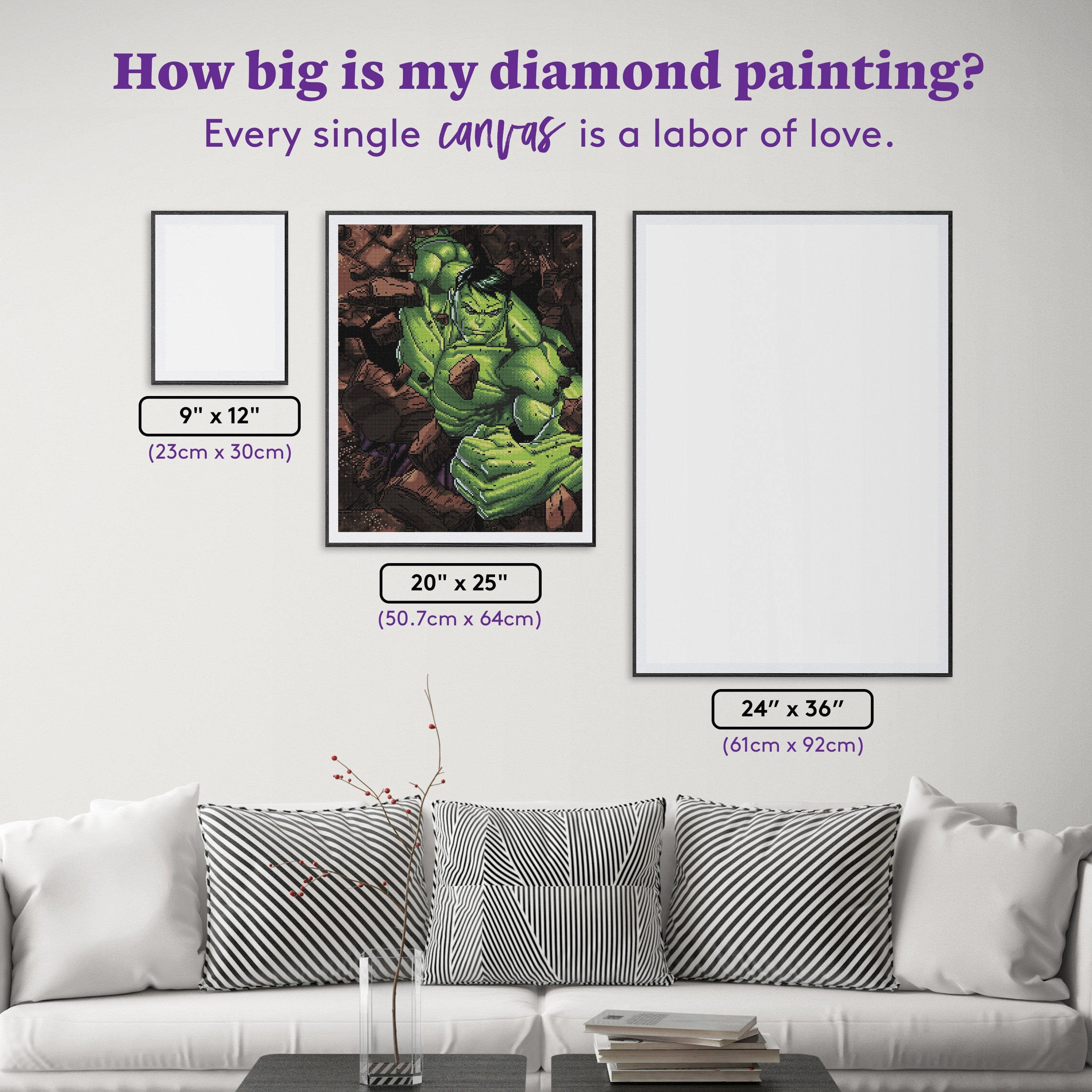 DIAMOND ART CLUB Hulk™ Smash! Diamond Painting Kit