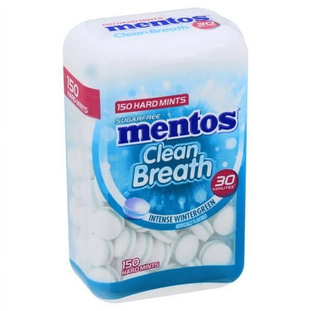 Mentos Wintergreen Mint, 150Count