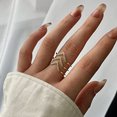 thumbnail image 3 of Anillos de oro para mujer, anillos ajustables delicados de plata chapada en oro de 14 quilates MFZFUKR CPB-US-PSF1340-2, 3 of 5