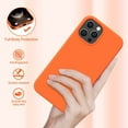 thumbnail image 3 of Compatible with iPhone 12 Pro Max Case , [Soft Anti-Scratch Microfiber Lining], Liquid Silicone Case Gel Rubber Shockproof Drop Protection Case(Orange), 3 of 16