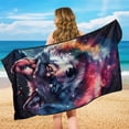 thumbnail image 6 of XYZCANDO Car Seat Towel Cover Non-Slip Car Seat Cover for Gym Beach Travel, Car Seat Cover Towel Sweatproof, Wolf Design Pattern, 6 of 11