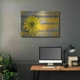 thumbnail image 5 of Luxe Metal Art 'Wood Series: Rustic Daisy', Metal Wall Art, 36"x24", 5 of 9