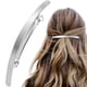 thumbnail image 1 of Hinzic-pasador de pelo plateado de 4 pulgadas, Clip de pelo grande de Metal francés para boda, graduación, accesorios elegantes para el cabello para mujer, pelo largo y grueso, 1 of 5