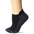 thumbnail image 1 of Dr. Motion Women's 2PK Dr. Motion Compression Low Cut Socks Sockshosiery, black Solid, ONE SIZE, 1 of 1