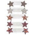 thumbnail image 3 of Miangastore 5pcs Hair Finishing Combs Back Head Barrettes Female Hairpin Star Rhinestone Hair Pin, 3 of 8