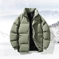 thumbnail image 6 of Maoxin Men's Coats Men's Casual Sports Daily Outdoor Stand Collar Long Sleeve Jacket Army Green XL, 6 of 8