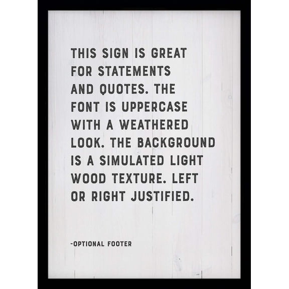 Custom Quote Print Style A | Personalized Sign or Print, Custom Poster, Any Text, Any Verse, Any Poem