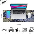 thumbnail image 5 of Golden and Purple Starry Sky Waves&nbsp;pad Mousewaterproofno Slip&nbsp;for Office Home Work Gaminggaming Mouse PadRubber Base Mousepad with Stitched Edges 31.5x11.8inches, 5 of 7