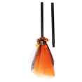 thumbnail image 2 of Detachable Kids Witch Broom Prop, Tulle Pumpkin Spider Skull Decor Halloween Witch Broomstick, Adjustable Length Costume Accessory for Cosplay Party Trick or Treat, 2 of 7