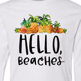 thumbnail image 4 of Inktastic Hello, Beaches Group of Pineapples Long Sleeve Youth T-Shirt, 4 of 5