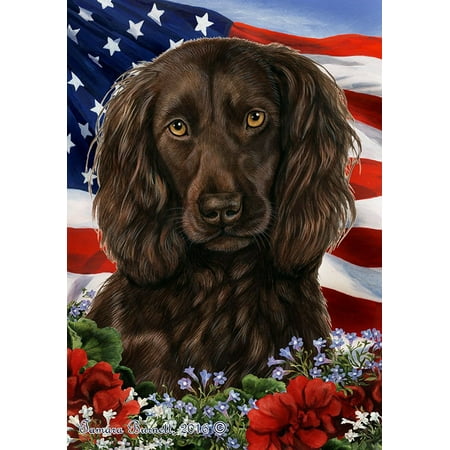 Boykin Spaniel - Best of Breed Patriotic I Garden Flags