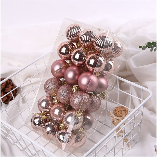 Fiogavroetic 40mm Christmas Xmas Tree Ball Bauble Hanging Home Party Ornament Decor 36PC