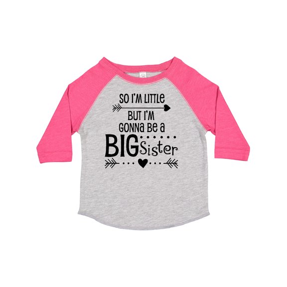 Inktastic So I'm Little, but I'm Gonna Be a Big Sister Girls Toddler T-Shirt
