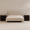 thumbnail image 6 of Moe's Home Collection Ichigo Fabric Queen Bed in Light Gray, 6 of 7