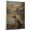 American Hairless Terrier, variant on Barbet Dog Playing Swimming Wall Stretched Canvas Size 8x12 – Barbet Canvas Art for Dog Lovers, Swimming Canvas Wall Decor