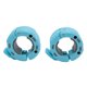 thumbnail image 1 of M Buder Abrazaderas Magnéticas para Barra de 50mm, Clips de Cuello de Bloqueo de Placa de Peso de Liberación Rápida para Entrenamiento de Levantamiento de Pesas, Par, Azul y Gris (18 cm / 7 in), 1 of 9