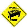 FOOSBALL ZONE Sign game room table soccer gift player play team recreation room