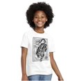 thumbnail image 4 of Japanese Tiger Tattoo Line Art Crewneck T Shirts Boy Girl Teen Brisco Brands S, 4 of 5