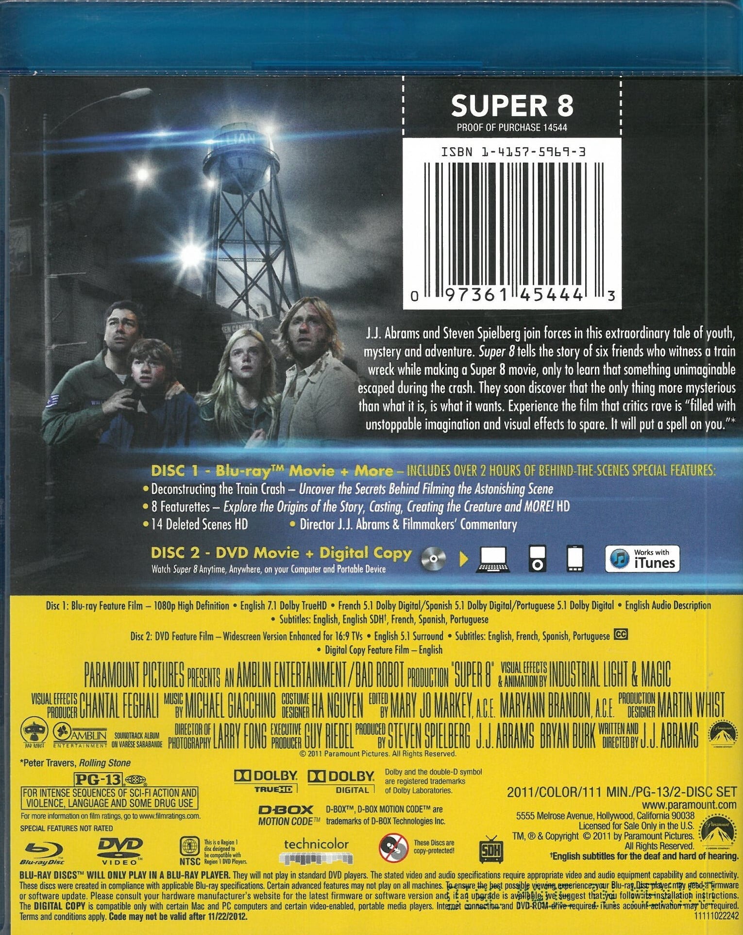 Paramount - Super 8 [BLU-RAY] - Walmart.com