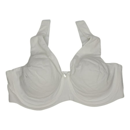 

Breezies Sz 38C Modern Cotton Unlined Underwire Bra White A463924 Regular Size