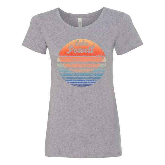 Inktastic Lake Powell Distressed Retro Sunset Women's T-Shirt