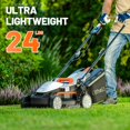 thumbnail image 3 of Litheli Cordless Lawn Mower, U20 Series 20V Electric Lawn Mowers, 13 Inch, Adjustment Heights, Light Weight, With 4.0Ah Portable Battery, for Garden/Yard/Farm, 3 of 8