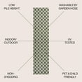 thumbnail image 3 of JONATHAN Y TUSCAN SUN 2 x 8 Runner Rug, Aimee Traditional Cottage Checkerboard - Green/Cream, TSN204D-28, 3 of 8