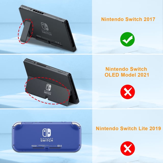 KENOBEE Silicone Case Compatible with Nintendo Switch 2017 Soft Lightweight Ergonomic Grip Protective Cover with Shock-Absorption and Anti-Scratch Design for Switch Console Red