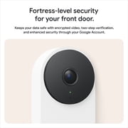 Google Nest Doorbell (Wired, 3rd Gen) - Snow