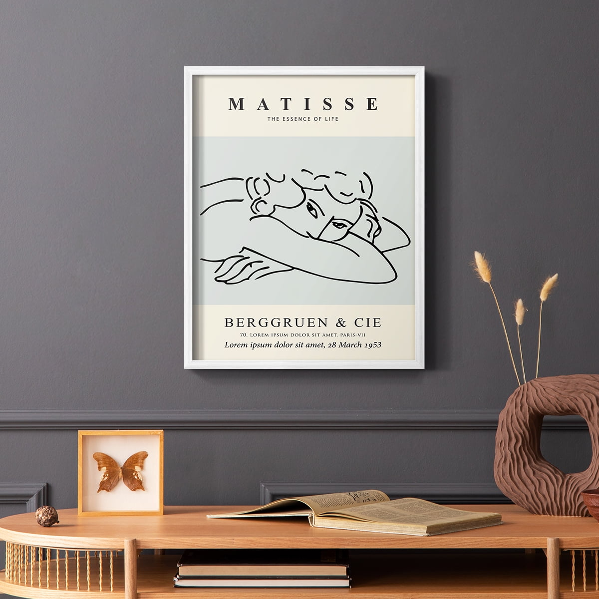 Matisse L Framed Print - Solid Wood