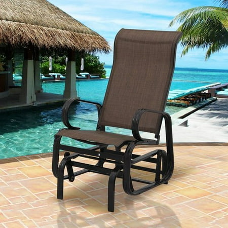 Winston Porter Riaria Patio Garden Rocking Chair