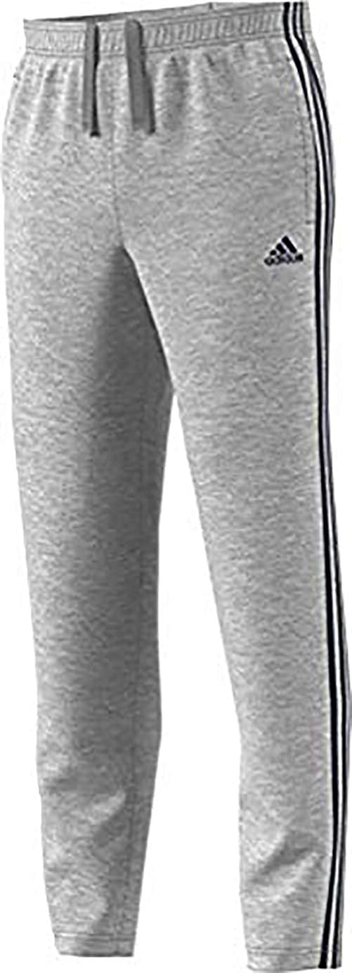 adidas men's athletics essential cotton 3 stripe tapered pants