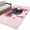 Pink, variant on Pink Floral Graduation Cap Bathroom Rug Washable 2x3 Entryway Rug Non Slip Modern Falling Petals Gradient Front Door Mat Low Pile Indoor Doormat Throw Floor Carpet for Kitchen Bedroom Entrance