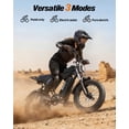 thumbnail image 6 of Bopzin Electric Bike for Adults, 1500W Peak & 35MPH,Smart App & Anti-Theft, 48V/25Ah, 20"x4.0 Fat Tire Ebike, UL2849  E-Mountain Bike, 6 of 10