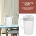 thumbnail image 4 of Raindrops Water Jugs With Lids Water Pitcher White Easy To Clean Home Use 1Pack, 4 of 7