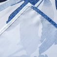 thumbnail image 5 of Dainty Home Blue Floral Fabric Shower Curtain – 3D Textured Design, Water-Repellent, Machine-Washable Bathroom Curtain, 70" x 72", 5 of 6