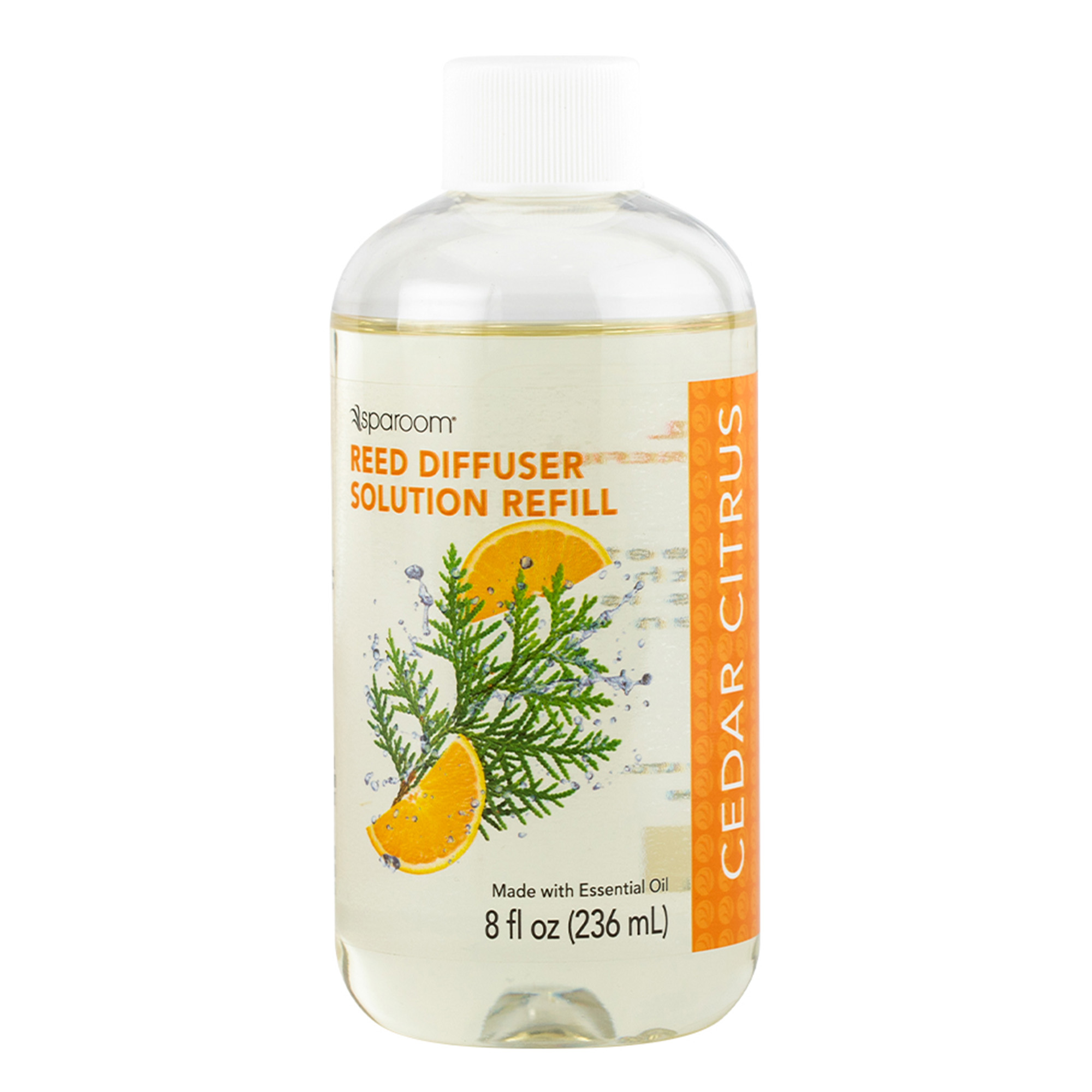 SpaRoom Cedar Citrus Reed Diffuser Oil Refill, 8.45 fl oz Long