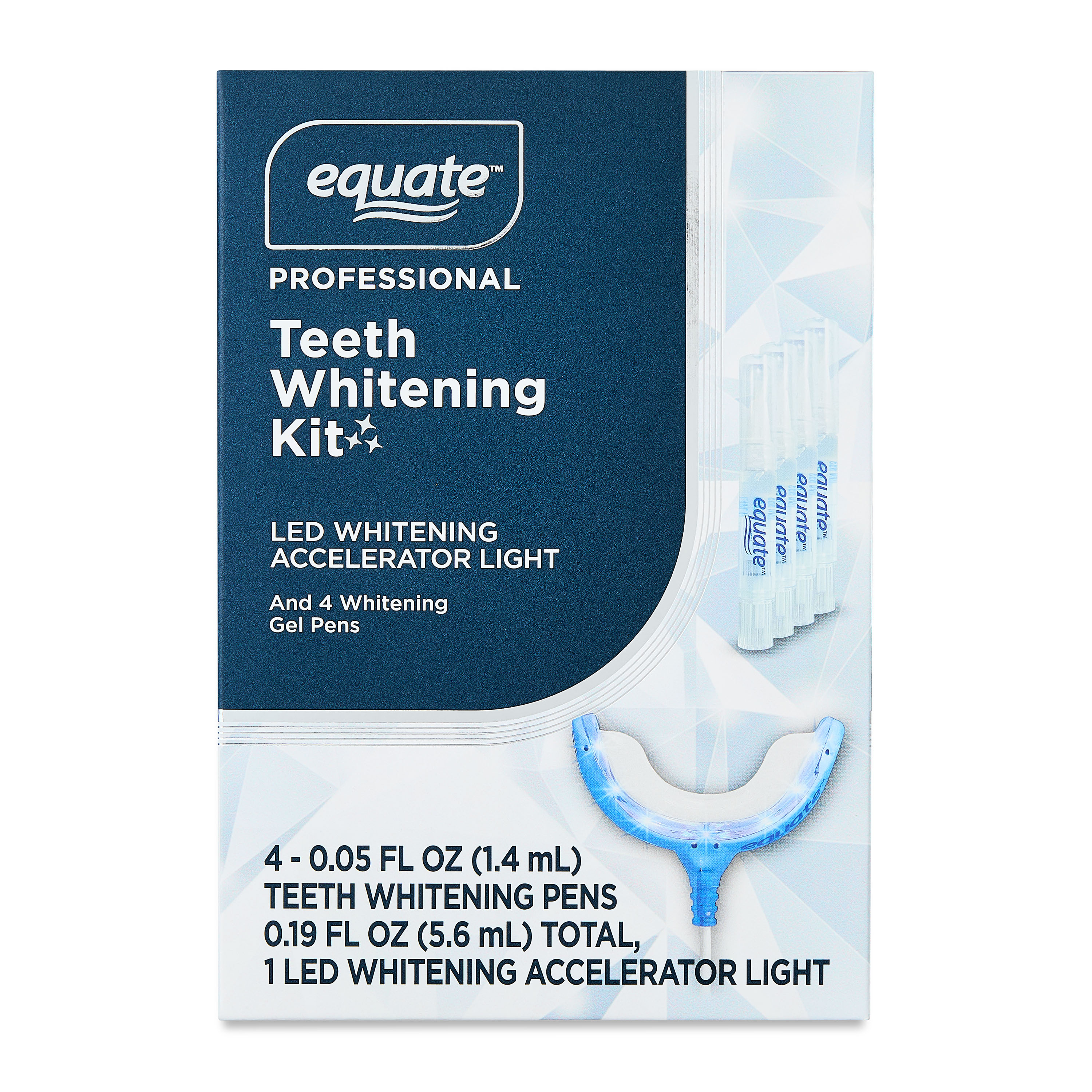 Equate Professional Teeth Whitening Kit with LED Light