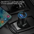 thumbnail image 4 of USB C Car Charger,FiveBox 3.4A Fast Charging Car Charger Adapter with 3ft Type C Cable Car Phone Charger USB C Cable Type C Car Charger Cigarette Lighter Adapter,Black, 4 of 6