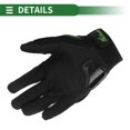 thumbnail image 4 of Unique Bargains Universal Riding Gloves Liners All Finger Gloves XXL for Motorcycle Cycling Polar Fleece Black Green, 4 of 6