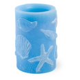 thumbnail image 1 of Boston International NHD18386 Shells LED Candle Lg Blue, 1 of 1
