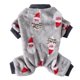 thumbnail image 1 of Pijama cálido para perro, ropa para mascotas con patrón de pingüino de mariquita, mono suave para cachorros, perros pequeños, Chihuahua, Bulldog francés, 1 of 4